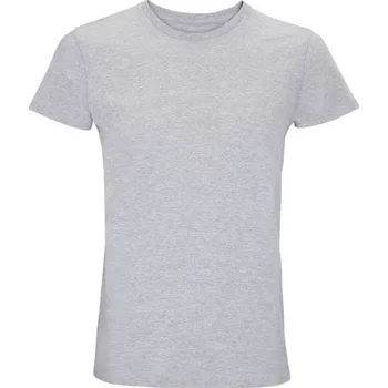 Pánské tričko SOL´S RE CRUSADER / Unisex tričko z recyklované bavlny - grey melange 4XL