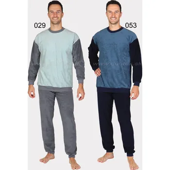 EVONA Pánské pyžamo P-1429 Barva: 029-zelená, Velikost: 4XL