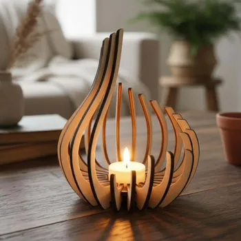 Svícen Svícen na LED svíčky Výška: 165 mm, Průměr: 135 mm