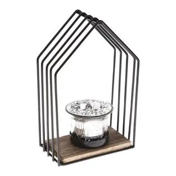 Kovový svícen - domek, 0/20