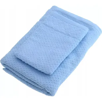 Ručník Domifito MODRÁ SADA RUČNÍKŮ NA TĚLO A RUKY 30x70 70x140 cm