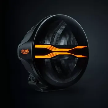 Přídavný světlomet LED přidavné světlo Strands FOR9T DRAGON DRIVE 7", s pozičním světlem, 10-48V, 6600lm, ECE R10, R148, R149