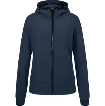 DAIBER JN 1145 / Dámská 2-vrstvá softshellová bunda s kapucí - navy/navy M