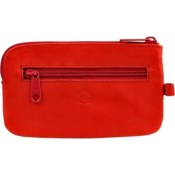 Peněženka Dámská velká kožená klíčenka 1039-B červená, HJP