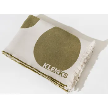 Přehoz na lůžko KLEKKS Bavlněný pléd Klekks No. 14 (140 x 200 cm)