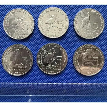 (2014) Burundi - set 6 ks mincí - ptáci (UNC)