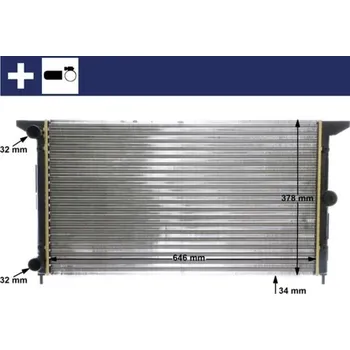 Chladič motoru Chladič, chlazení motoru MAHLE CR 607 000S