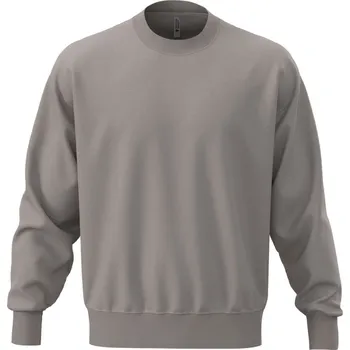 Pánská mikina NEXT LEVEL APPAREL N 9007 / Unisex oversize mikina z těžké bavlny - shitake XS