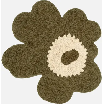 Koupelnová předložka Marimekko Koupelnová předložka Unikko zelená umbra