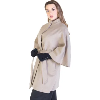 Dámský kabát Duuree.cz Kašmírový kabát Veronica Barva: Světle hnědá, Velikost: M