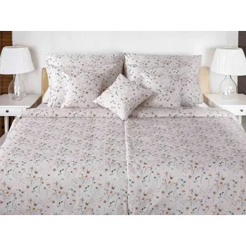 Povlečení Luxusní povlečení bavlněný satén GEON Luční sen 70x90, 140x220