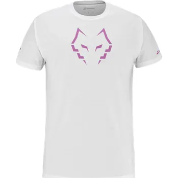 Pánské tričko BABOLAT COTTON TEE LEBRON WHITE / WHITE pánské tričko - M