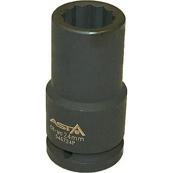 Ruční nářadí Hlavice nástrčné úderové 3/4", 12hranné, prodloužené 85 mm, různé rozměry - ASTA, Velikost: 30 mm