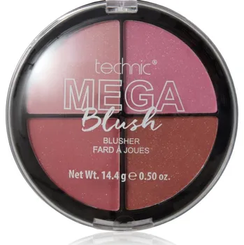 Rozjasňovač Technic Cosmetics Mega Blush paleta tvářenek 14.4 g