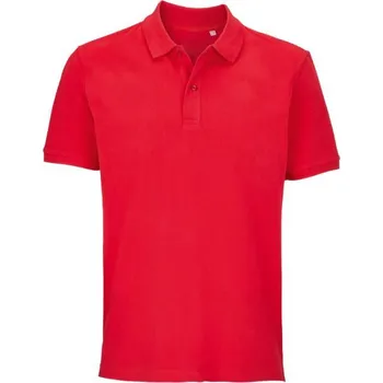 Pánská móda SOL´S PEGASE / Unisex polokošile z těžké bavlny - bright red XL