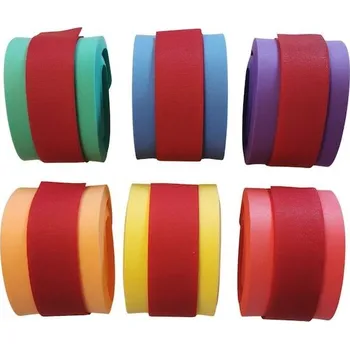 Nafukovací rukávky Nadlehčovací rukávky (pár)-červený zip 550x100x15mm, mix barev + červený zip