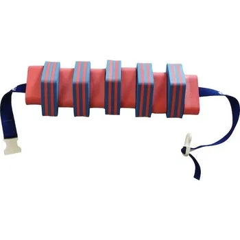 Plovací pás Plavecký pás 1000 MODRÝ - PRUH, modro-červený pruh.