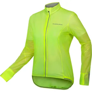Cyklistická bunda Endura Dámská bunda FS260-Pro Adrenaline Race Cape II svítivě žlutá S