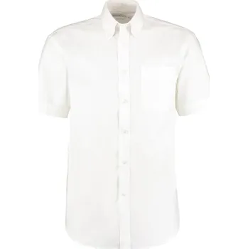 KUSTOM KIT KK 109 / Pánská košile Oxford s krátkým rukávem - white M