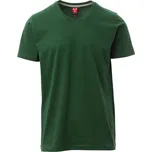 PAYPER V-NECK 000103-0026 / Pánské tričko s krátkým rukávem a výstřihem do V - zelená 4XL