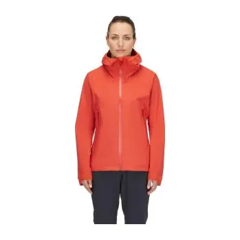 Dámská větrovka Dámská bunda Rab Downpour Light S Red grapefruit