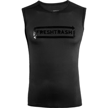 cyklistický dres Fresh Trash Men´s Convert Jersey No Sleeve true black Velikost: XXL