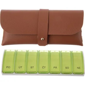 Dóza na potraviny Organizér na léky týdenní s pouzdrem