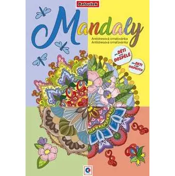 omalovánky Antistresová omalovánka A4 - Mandaly,rychlé dodání