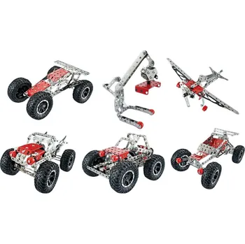 Stavebnice Alltoys Kovová stavebnice terénní auto 288 dílků