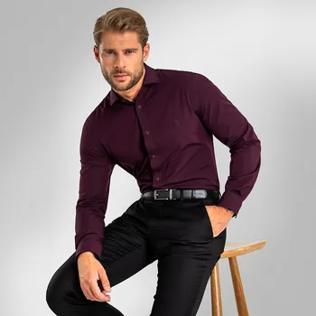 Pánská košile Pánská košile BANDI, model SLIM TRISTEO Sangre