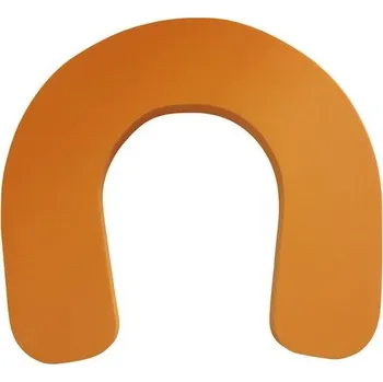 Plovací deska Nadlehčovací podkova 560x520x38mm, oranžová
