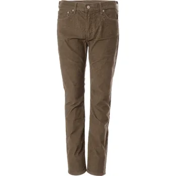 Pánské kalhoty Levi's 511 Slim Rain Drum Manšestráky Hnědé 32/32