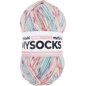 Příze Příze myboshi Mysocks Merino Tulipán