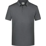 DAIBER JN 8010 / Pánská polokošile z bio bavlny - black heather L