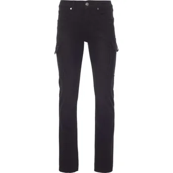 Pánské kalhoty PAYPER HUMMER 000242-0076 / Strečové džínové kalhoty - black 58-60