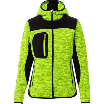 pracovní bunda PAYPER TRIP LADY 000454-0103 / Technická bunda se softshellovou vsadkou - yellow bluo/black XL