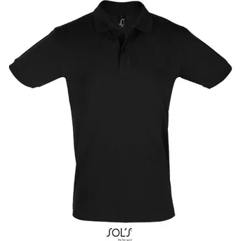 Pánská košile SOL´S PERFECT / Pánská polokošile - black M