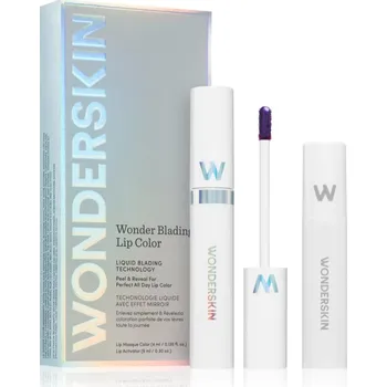 Rtěnka WONDERSKIN Wonder Blading Lip Stain Kit slupovací rtěnka + aktivátor odstín Hayley 4 ml