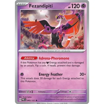 Sběratelská karetní hra Fezandipiti 045/131 - Prismatic Evolutions Typ karty: Holo
