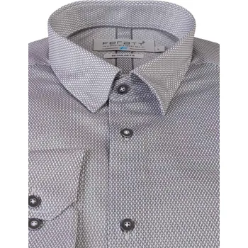 Pánská košile FERATT Pánská košile ALMIR šedá REGULAR Velikost: L