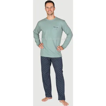 Pánské pyžamo EVONA Pánské pyžamo P-Gael Barva: sv.zelená, Velikost: M