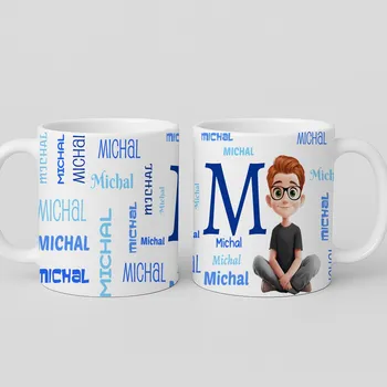 Hrnek s vlastním jménem 5 Bílá