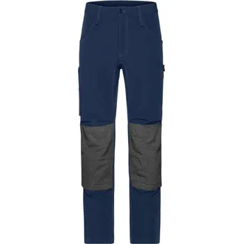 montérky DAIBER JN 1812 / Pracovní strečové kalhoty, standardní - navy/carbon 52