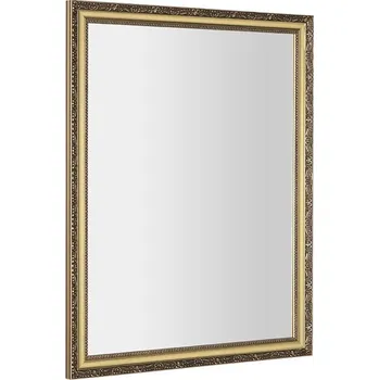 Zrcadlo BOHEMIA zrcadlo v dřevěném rámu 686x886mm, zlatá NL483