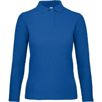 Dámská košile B&C ID001 LSL / Dámská polokošile s dlouhým rukávem - royal blue M