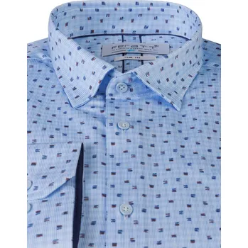 Pánská košile FERATT Košile ANATOL modrá SLIM Velikost: S