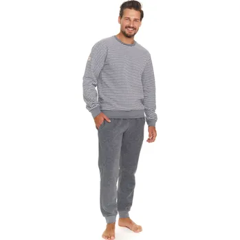 Pánské oblečení Pánské pyžamo DOCTOR NAP PMB.5248 DARK GREY M 0