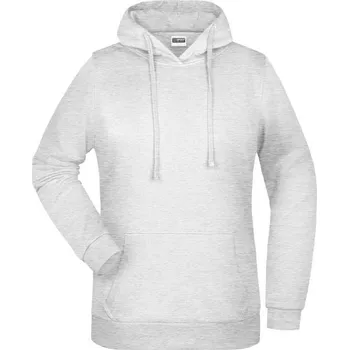 Dámské oblečení DAIBER JN 795 / Dámská mikina s kapucí - ash XXXL