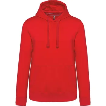 Pánská mikina KARIBAN VINTAGE K489 / Pánská mikina s kapucí - red XXXL