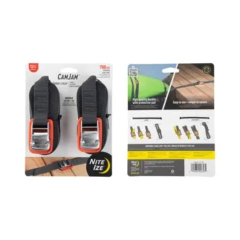 Upínací popruh Nite Ize Upínací systém CAMJAM® TIE DOWN STRAPS 12ft. - 2 kusy